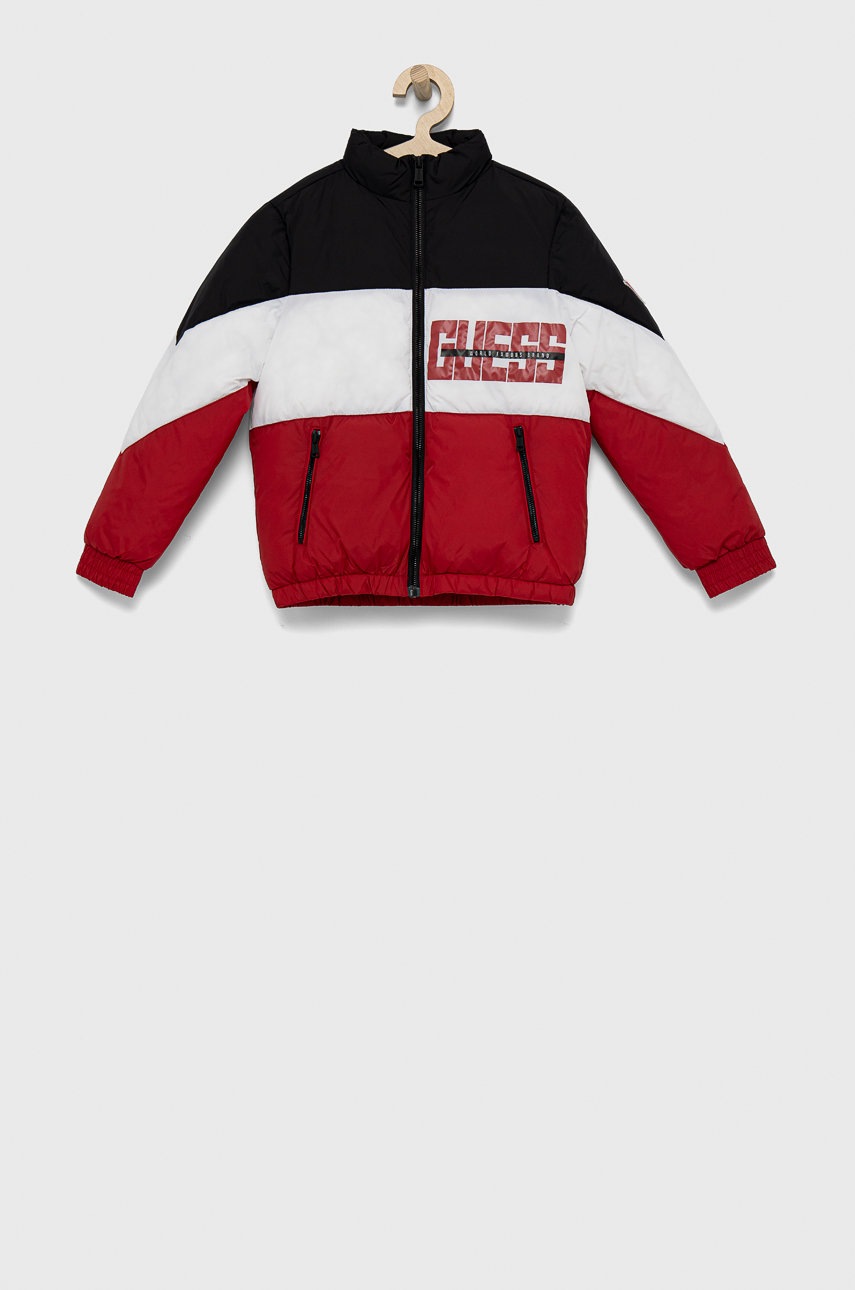 

Детско яке Guess в черно, Черен