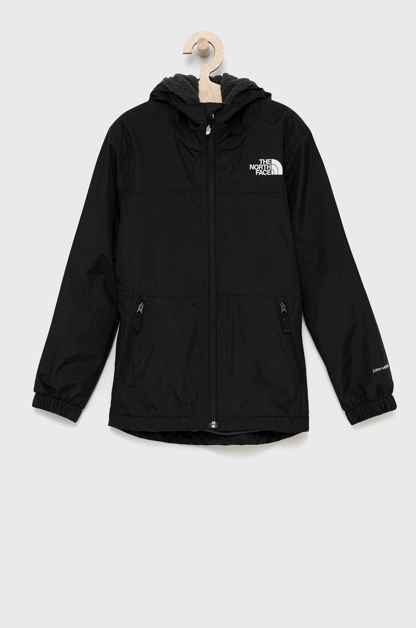 

Детско яке The North Face в черно, Черен