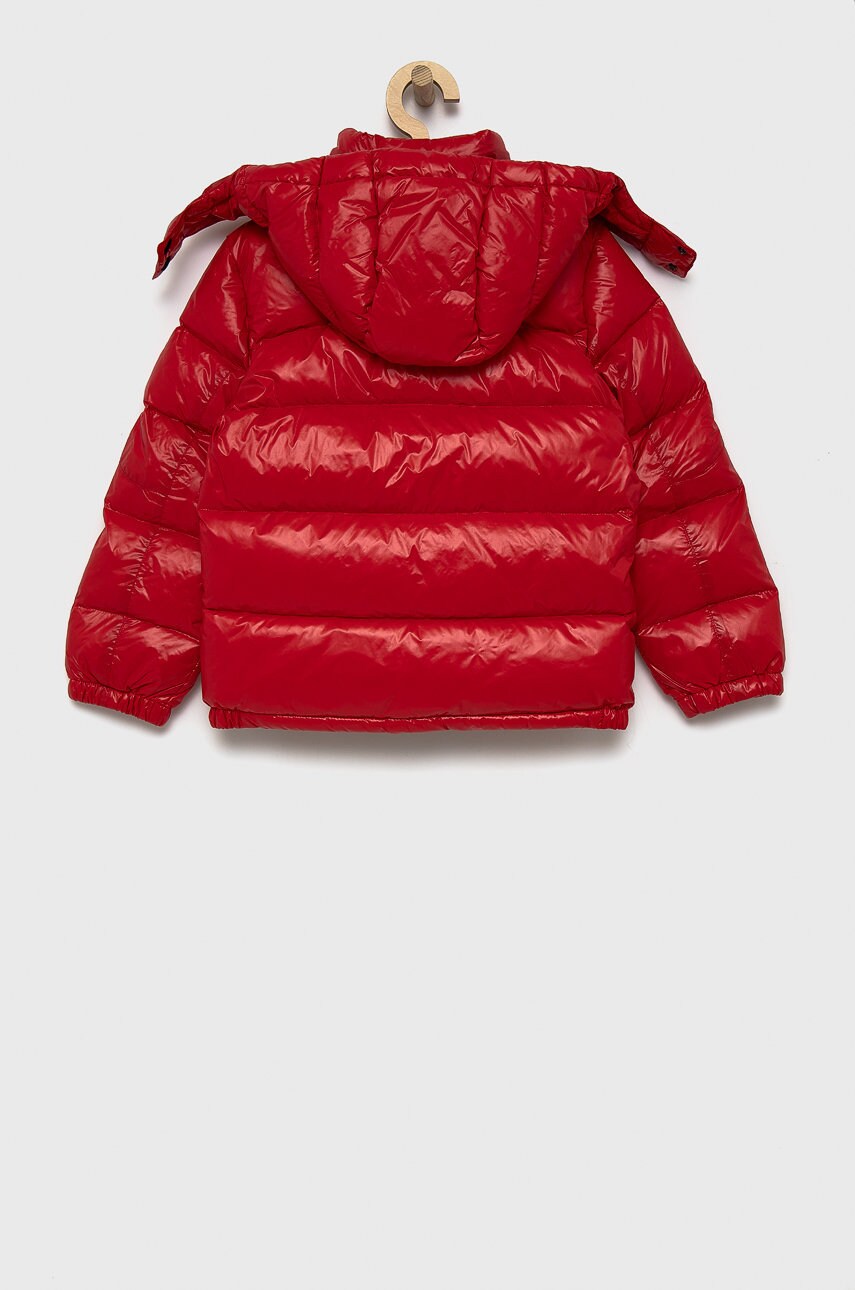 

Дитяча пухова куртка Polo Ralph Lauren колір червоний
