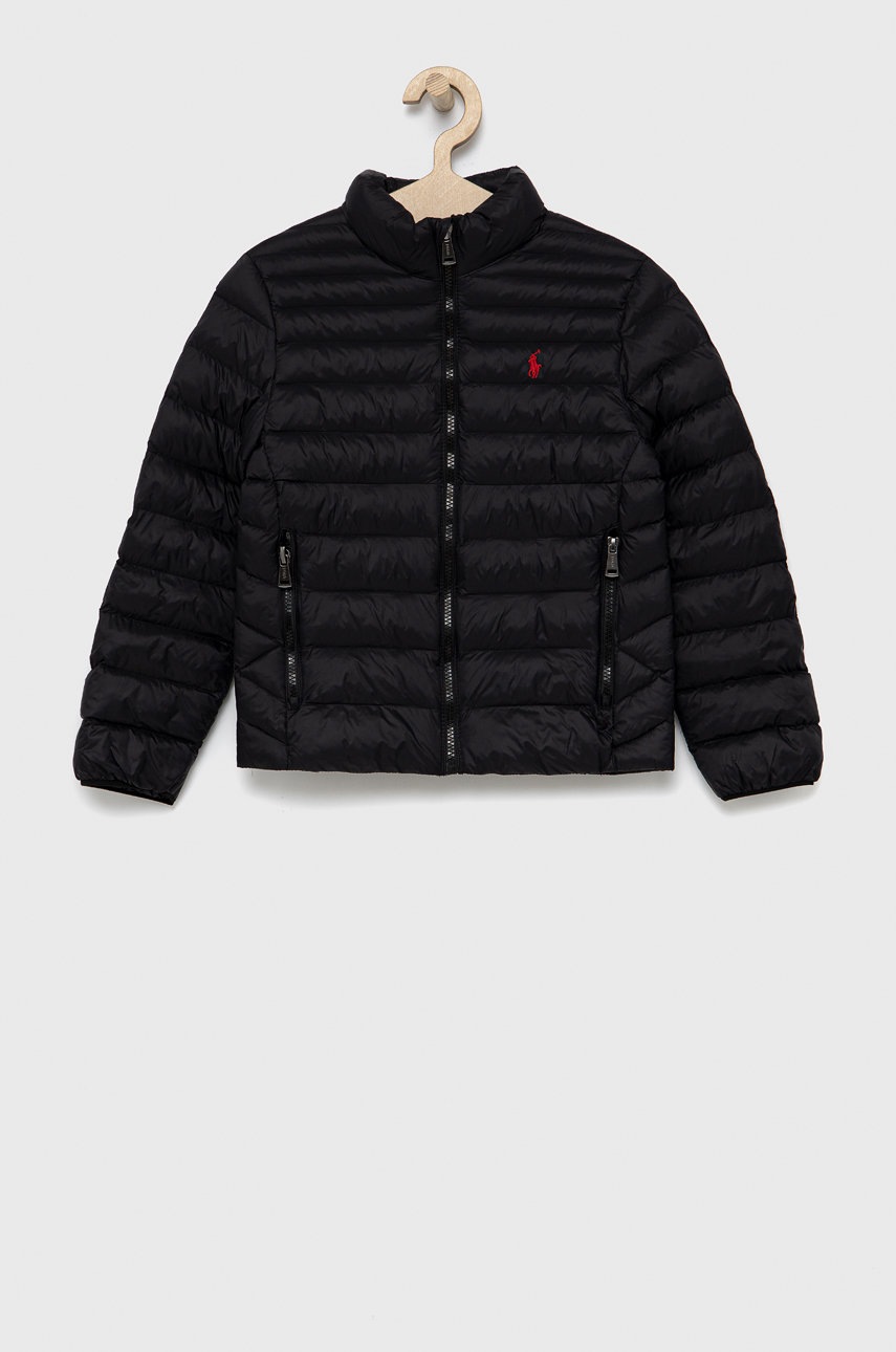 

Детско яке Polo Ralph Lauren в черно, Черен