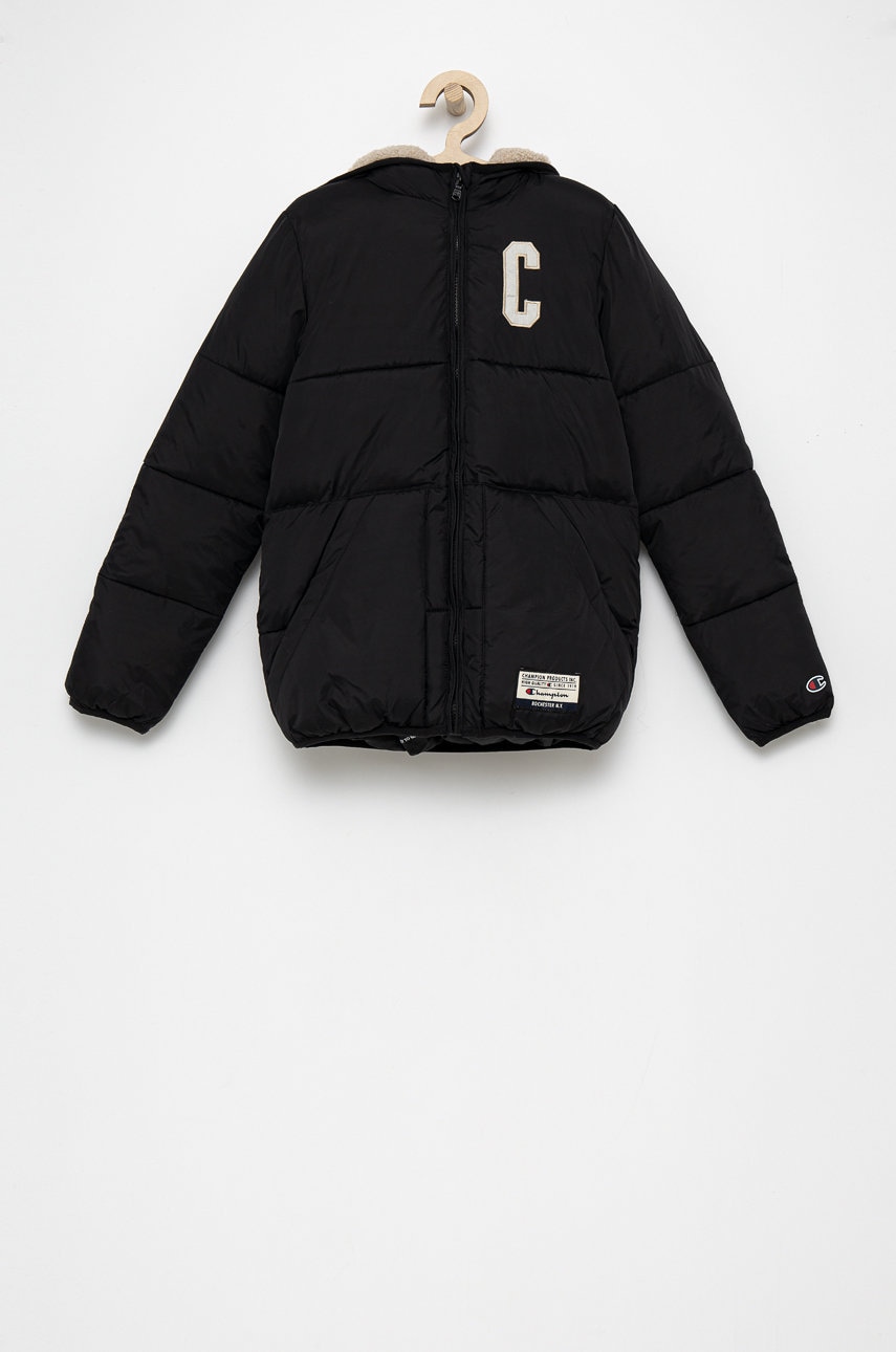 Champion geacă copii culoarea negru