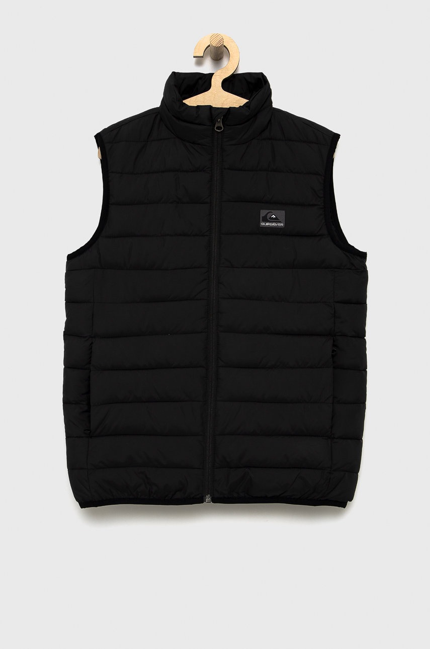

Детски елек Quiksilver в черно, Черен