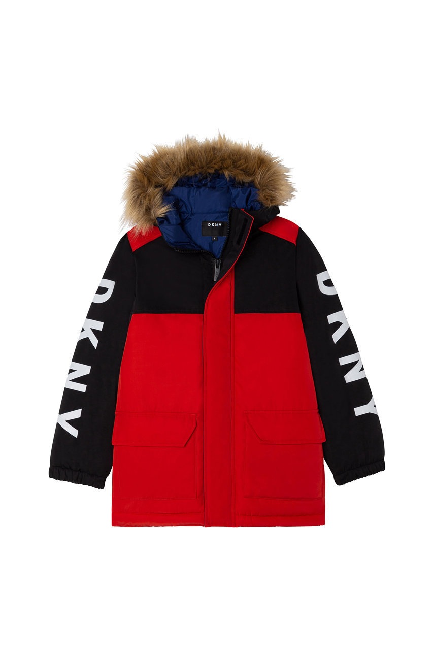 

Детская куртка Dkny цвет красный