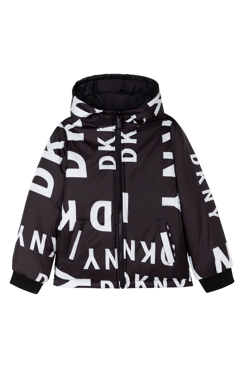 

Детская двусторонняя куртка Dkny цвет чёрный