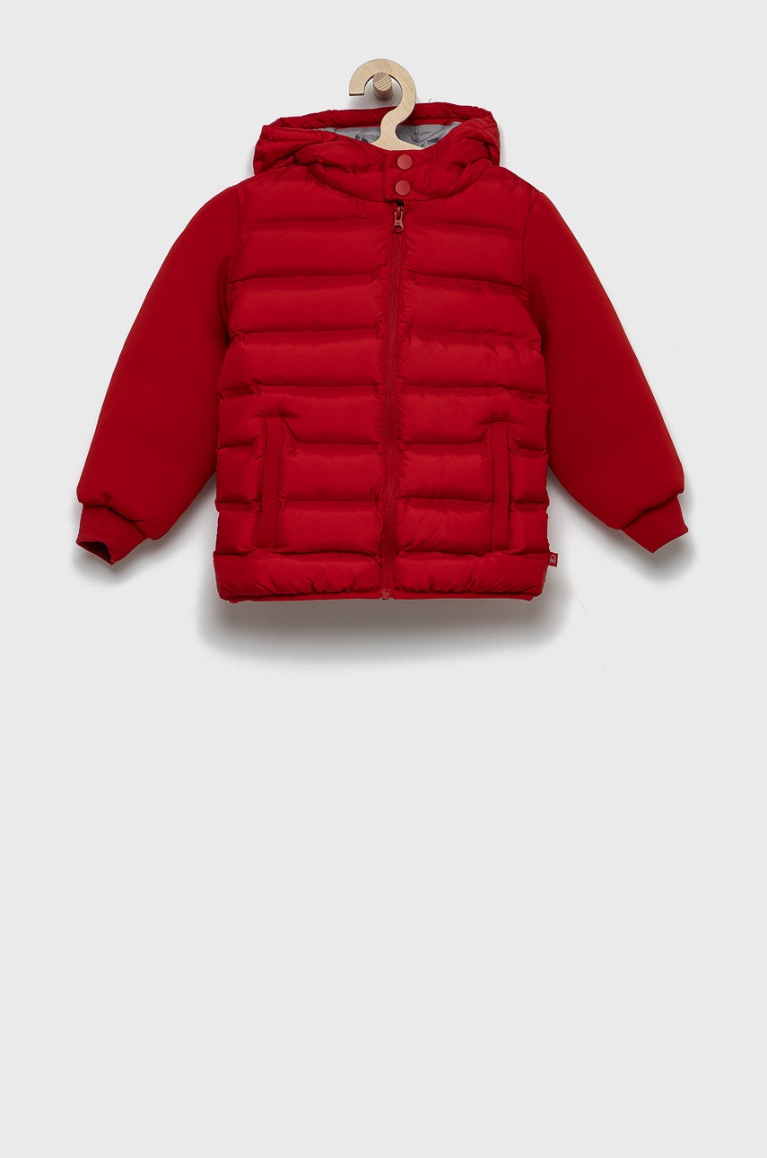 

Детско яке United Colors of Benetton в червено, Червен