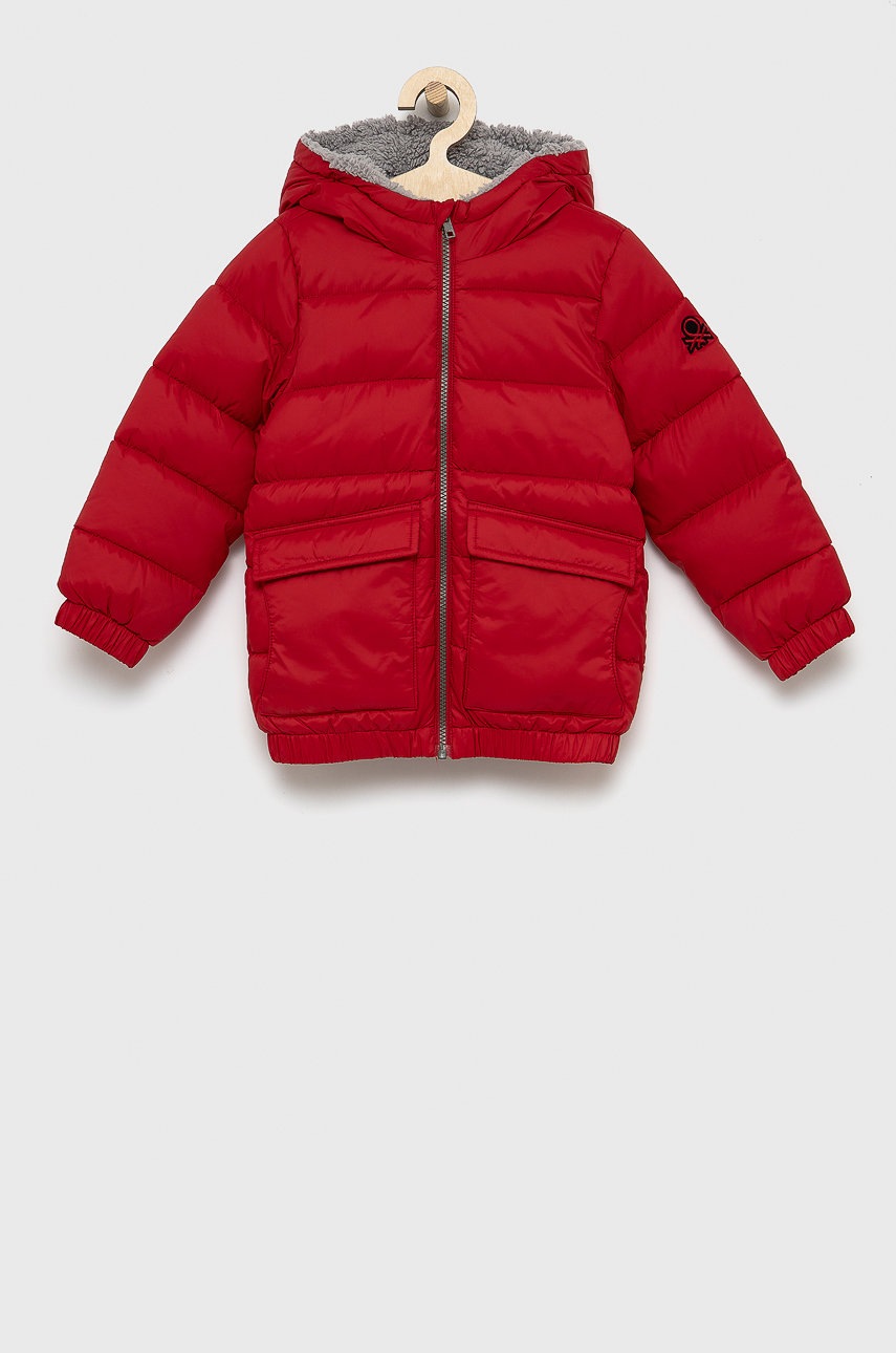 

Детско яке United Colors of Benetton в червено, Червен