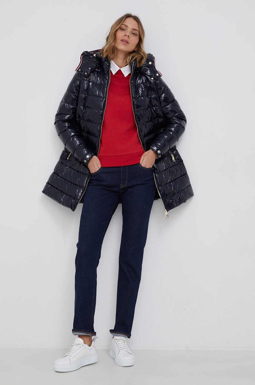 

Куртка Tommy Hilfiger женская цвет синий зимняя