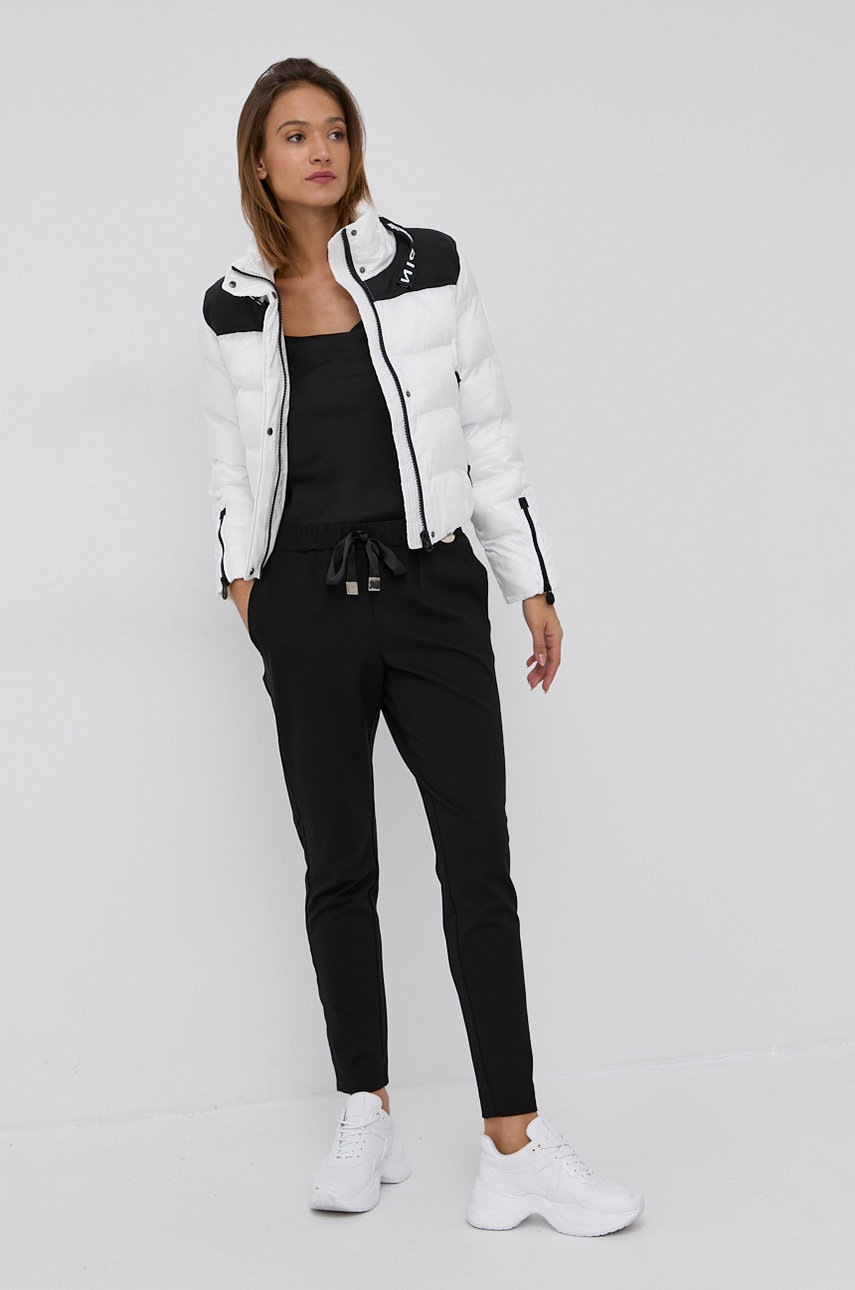 

Куртка Pinko женская цвет белый зимняя oversize