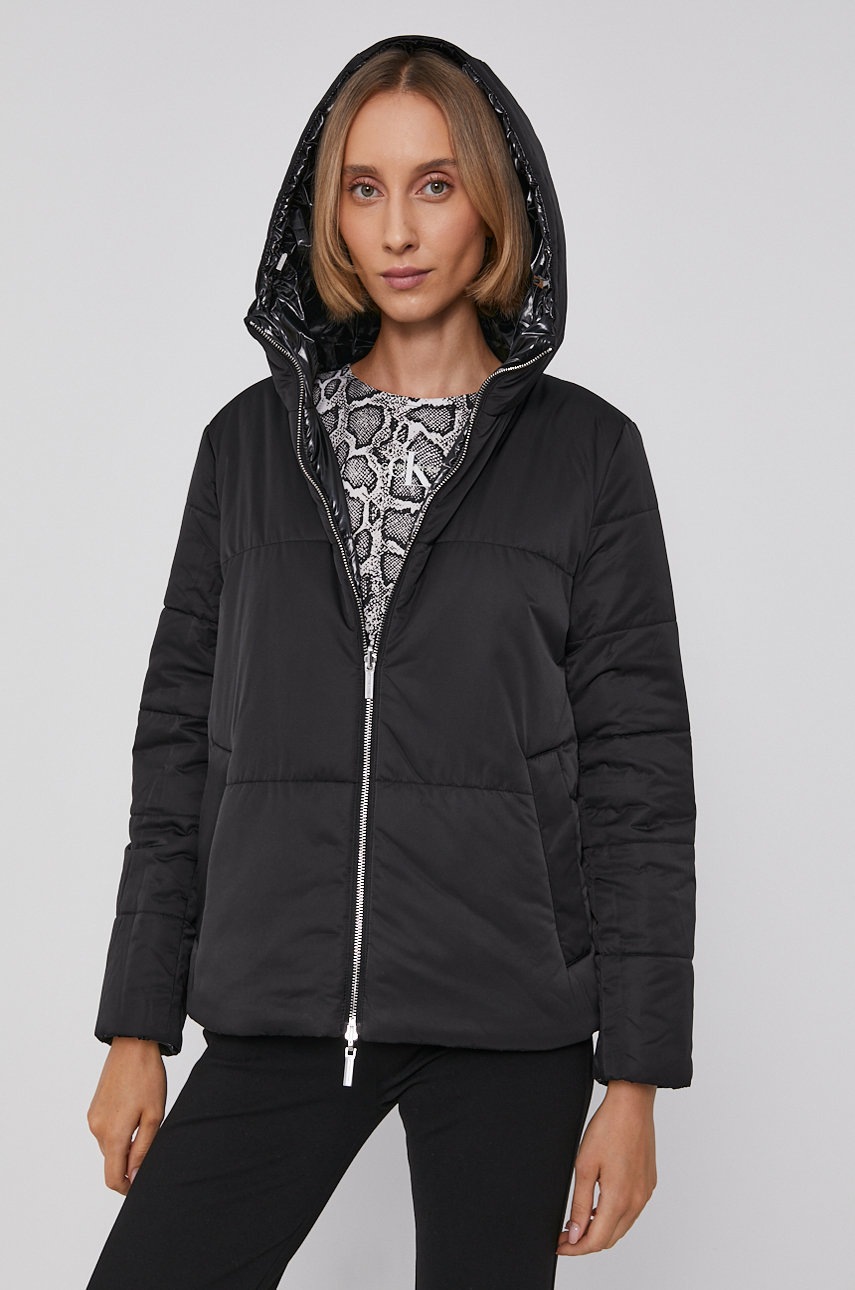 

Двусторонняя куртка Armani Exchange женская цвет чёрный зимняя