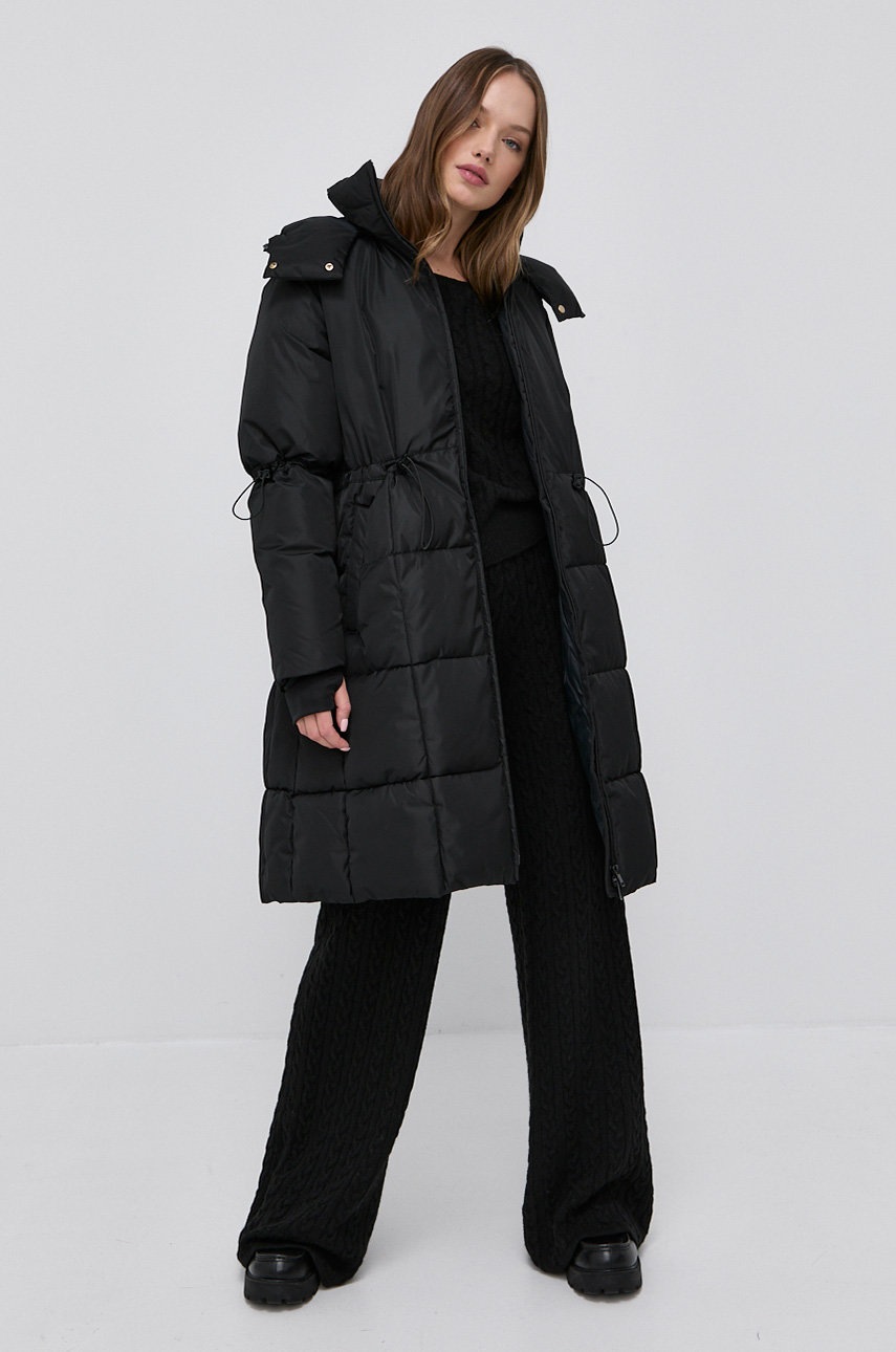 

Куртка Trussardi женская цвет чёрный зимняя