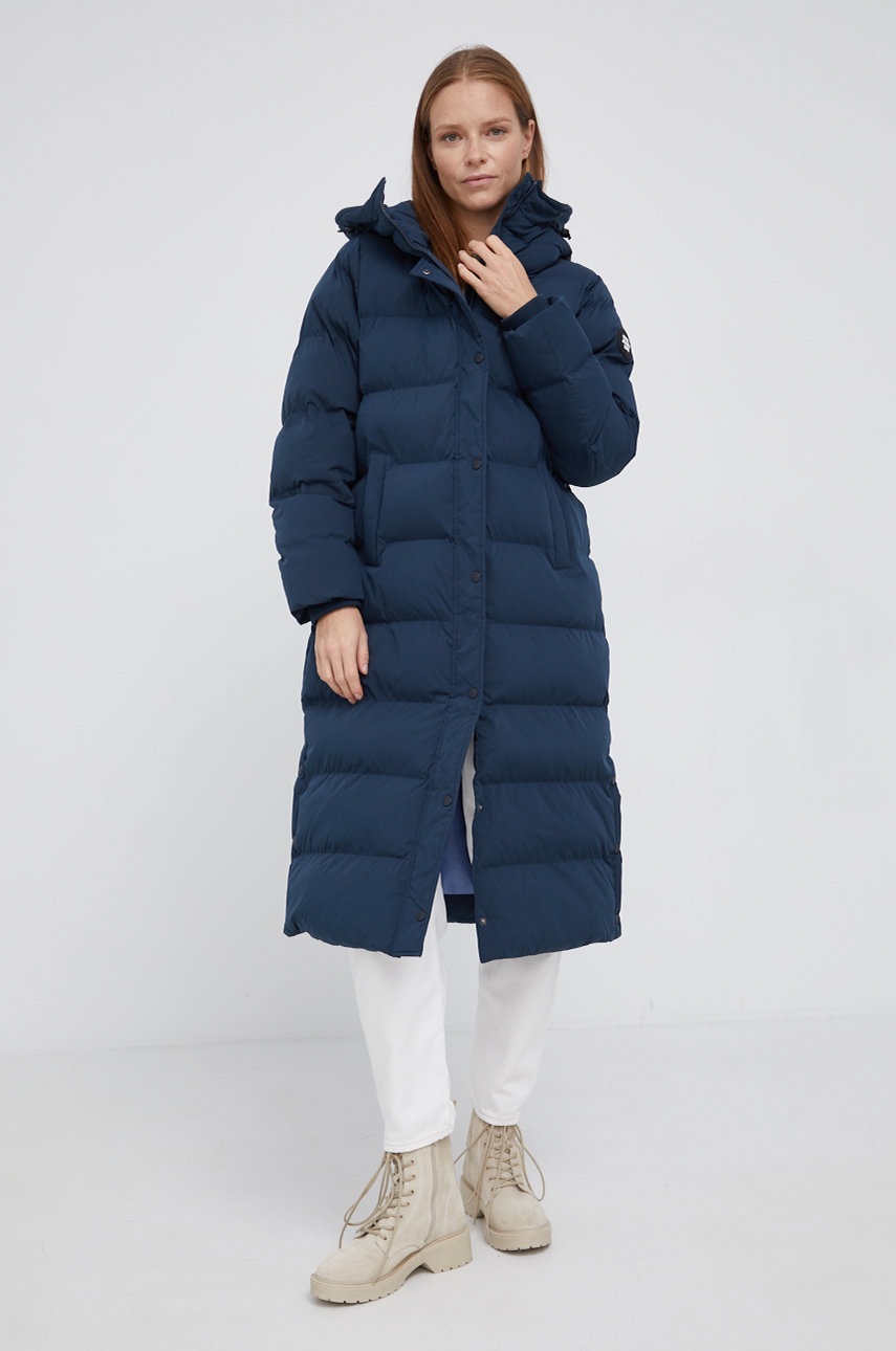 

Куртка Pepe Jeans женская цвет синий зимняя