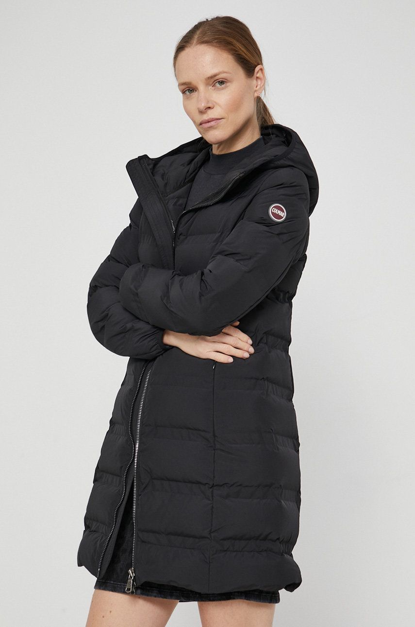 Colmar Geacă de puf femei, culoarea negru, de iarnă imagine reduceri black friday 2021 answear.ro