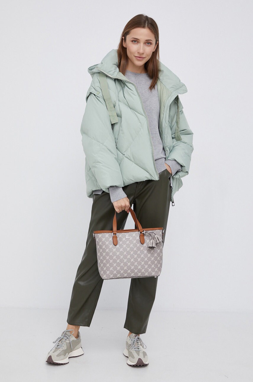 

Пухова куртка Marc O'Polo жіноча колір зелений зимова oversize
