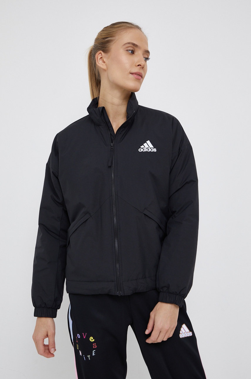 

Яке adidas Performance дамско в черно с преходна изолация, Черен