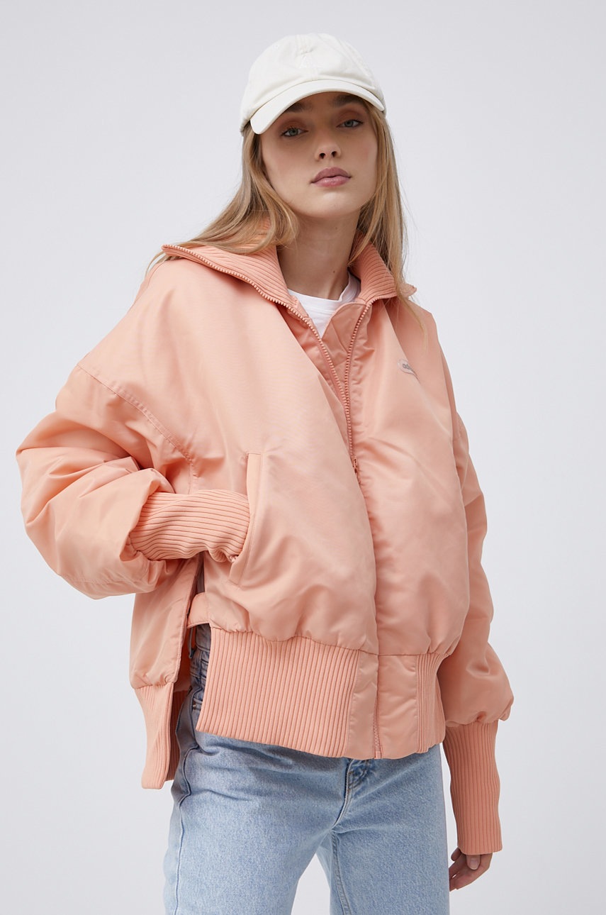 

Куртка adidas Originals женская цвет оранжевый зимняя oversize
