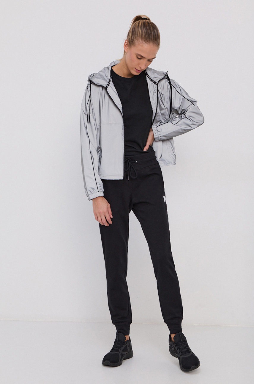 

Куртка Dkny женская цвет серебрянный переходная