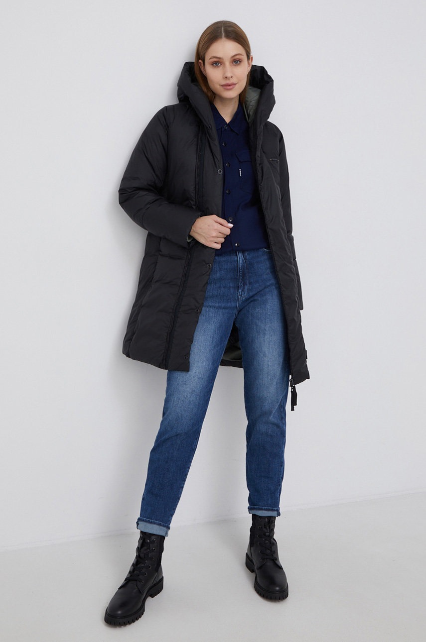 

Куртка G-Star Raw женская цвет чёрный зимняя