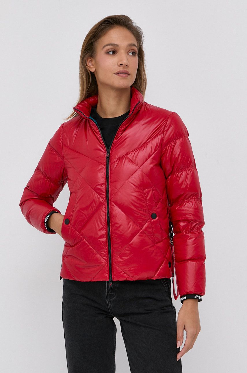 After Label Geacă de puf femei, culoarea rosu, de iarnă 2022 ❤️ Pret Super answear imagine noua 2022