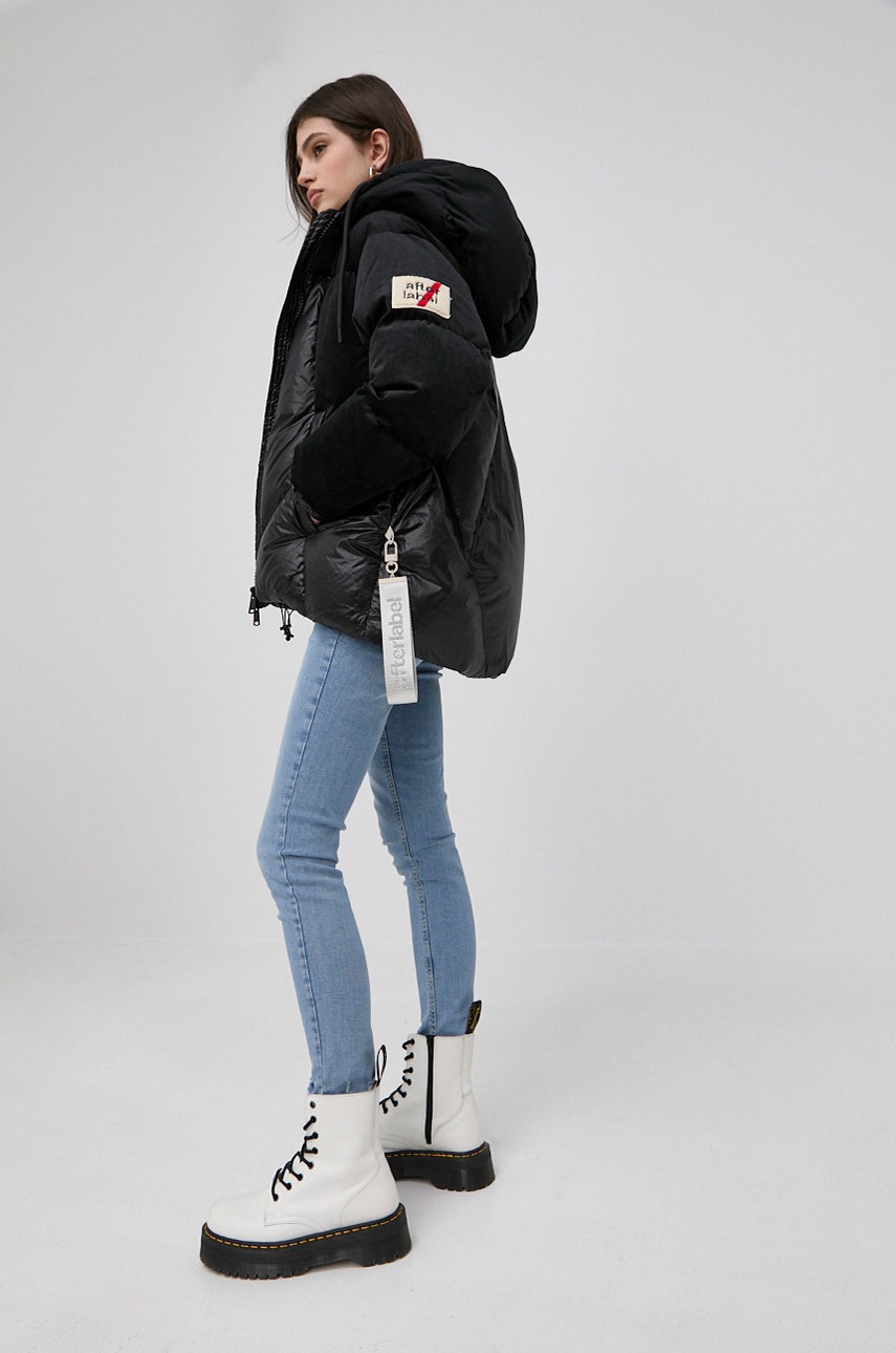

Пуховая куртка After Label женская цвет чёрный зимняя oversize