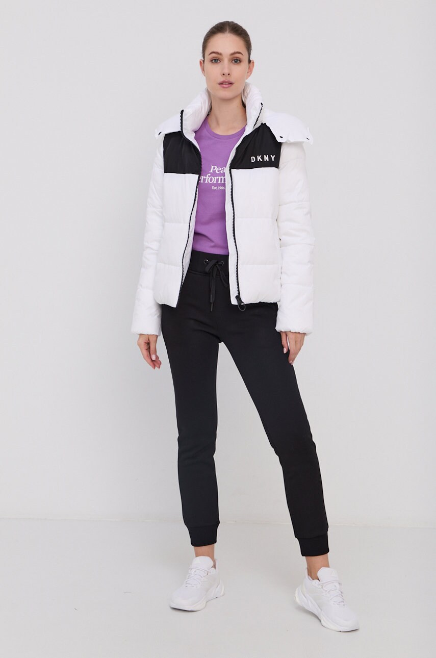 

Куртка Dkny женская цвет белый зимняя