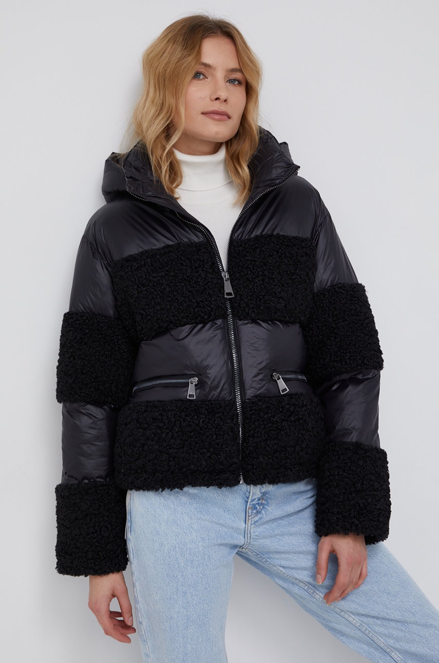 

Яке Dkny дамско в черно със зимна изолация, Черен