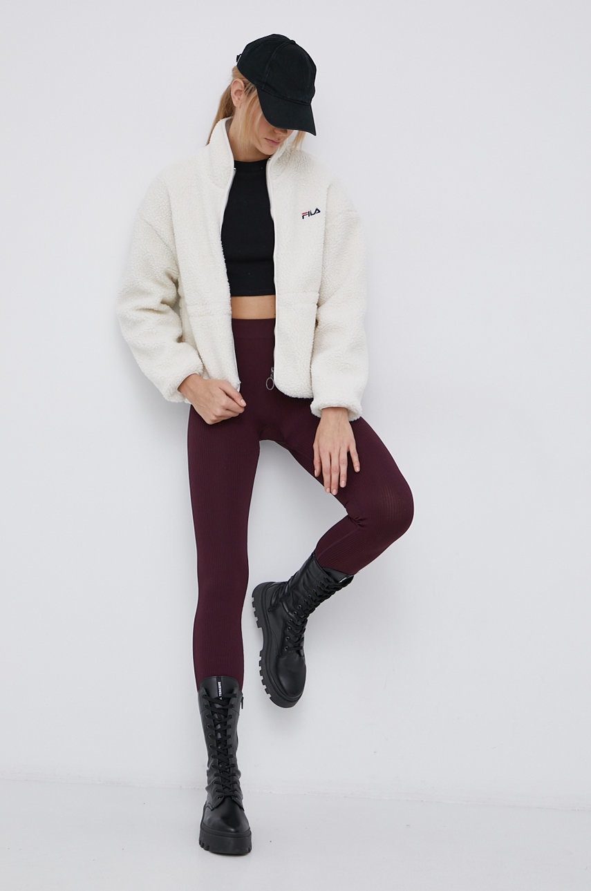 

Куртка Fila женская цвет белый переходная