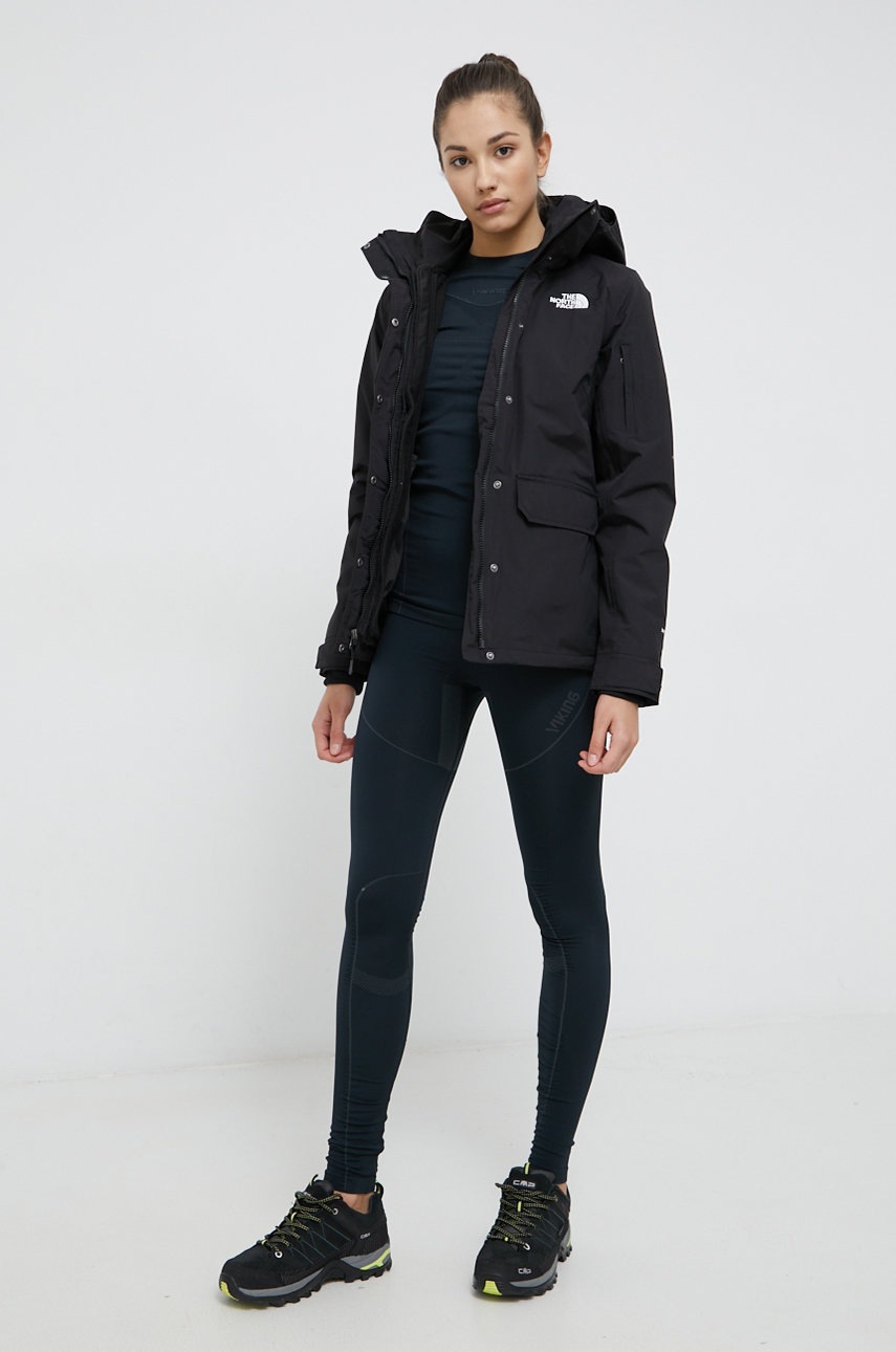 

Куртка The North Face колір чорний зимова