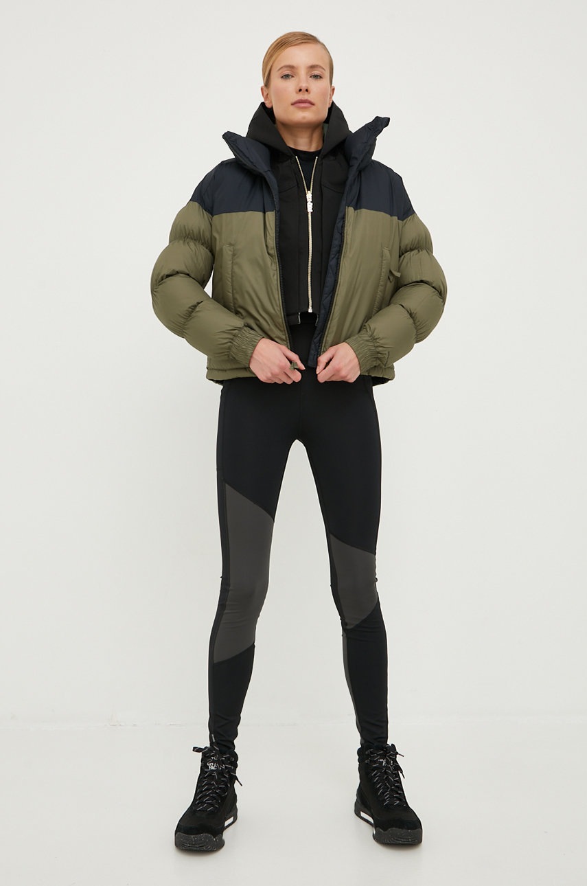 

Куртка Columbia женская цвет оранжевый зимняя oversize