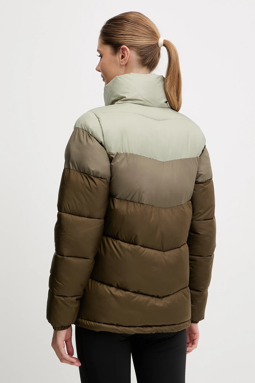 Μπουφάν Columbia Puffect Puffect Color Block Jkt χρώμα: πράσινο 1955101 φωτογραφία