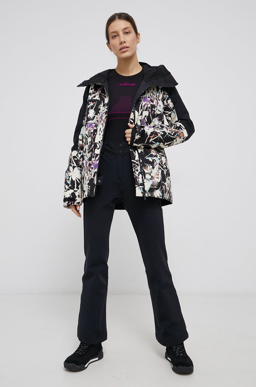 Roxy geaca femei, culoarea negru, gore-tex imagine reduceri black friday 2021 answear.ro