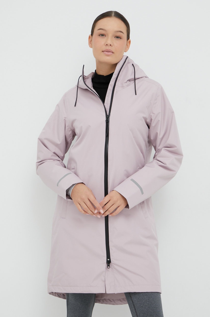 

Яке Helly Hansen в розово с преходна изолация, Виолетов
