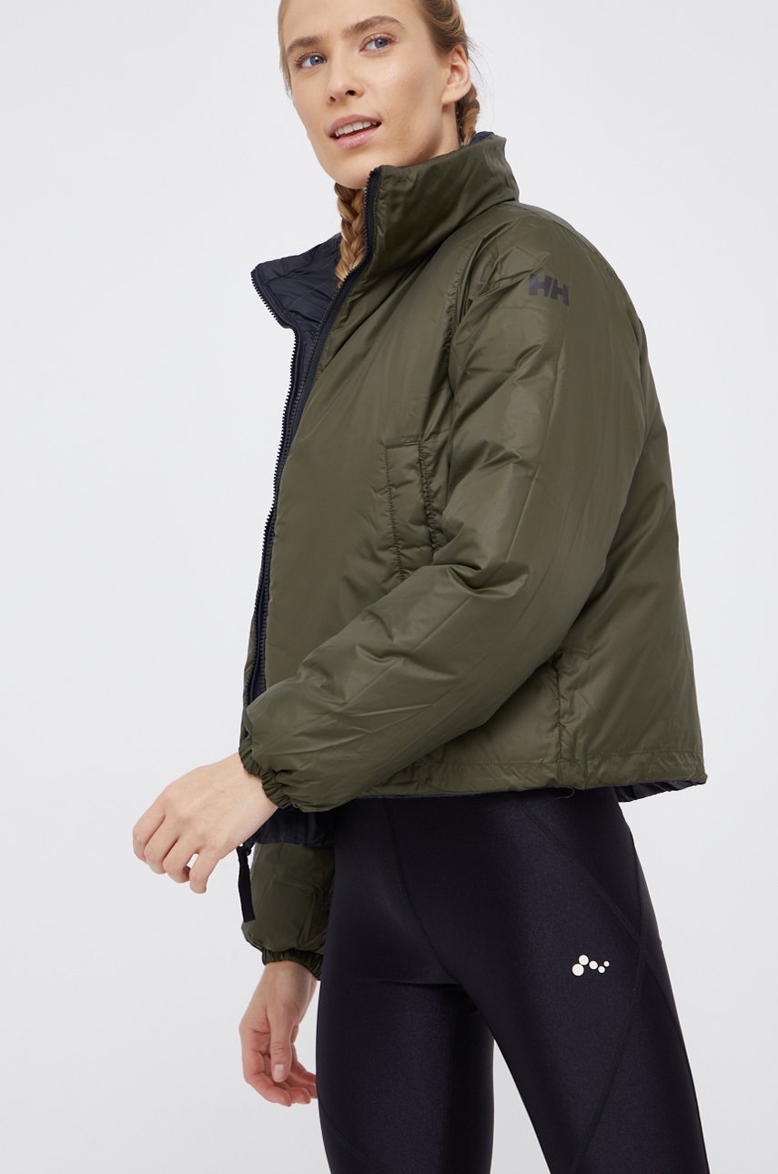 

Двусторонняя куртка Helly Hansen женская цвет чёрный зимняя