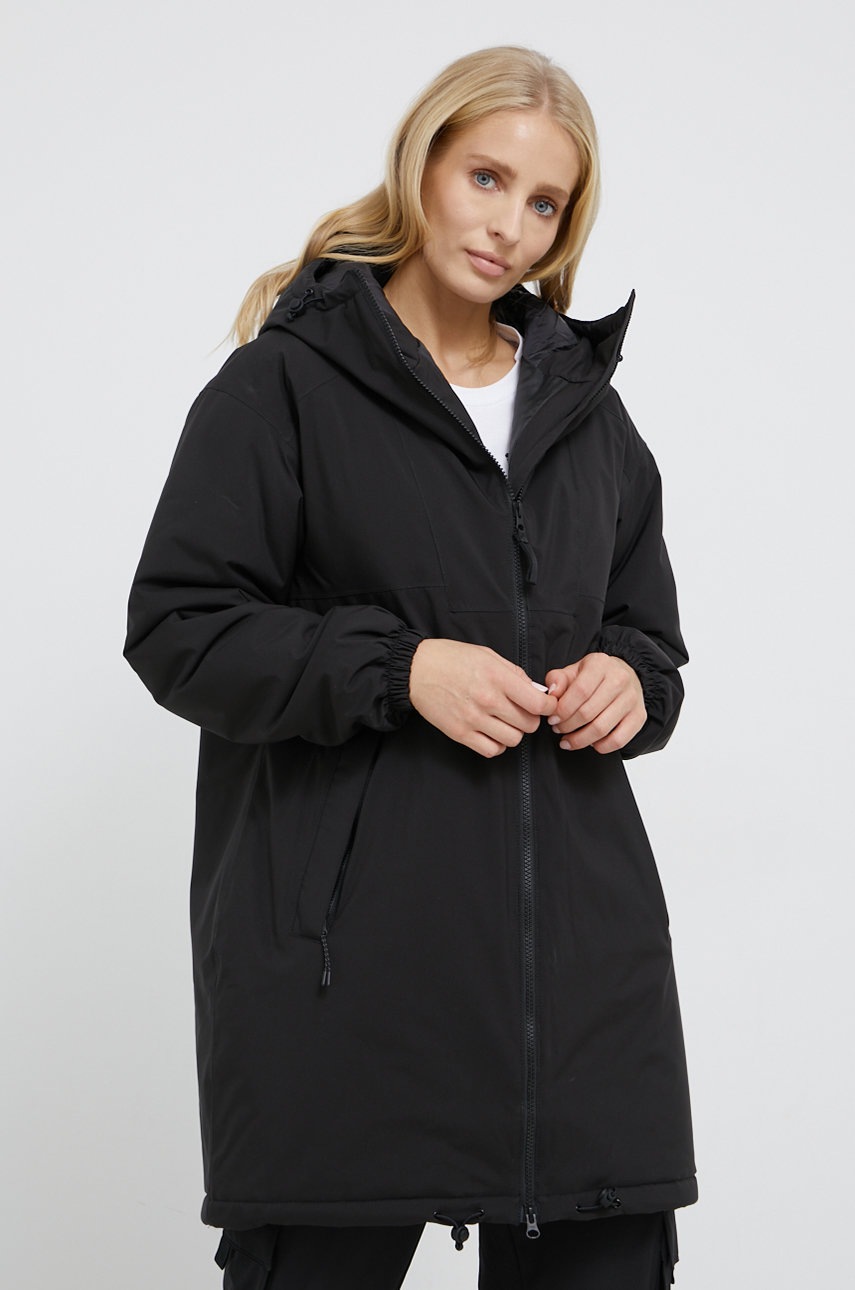 

Яке Helly Hansen дамско в черно със зимна изолация, Черен
