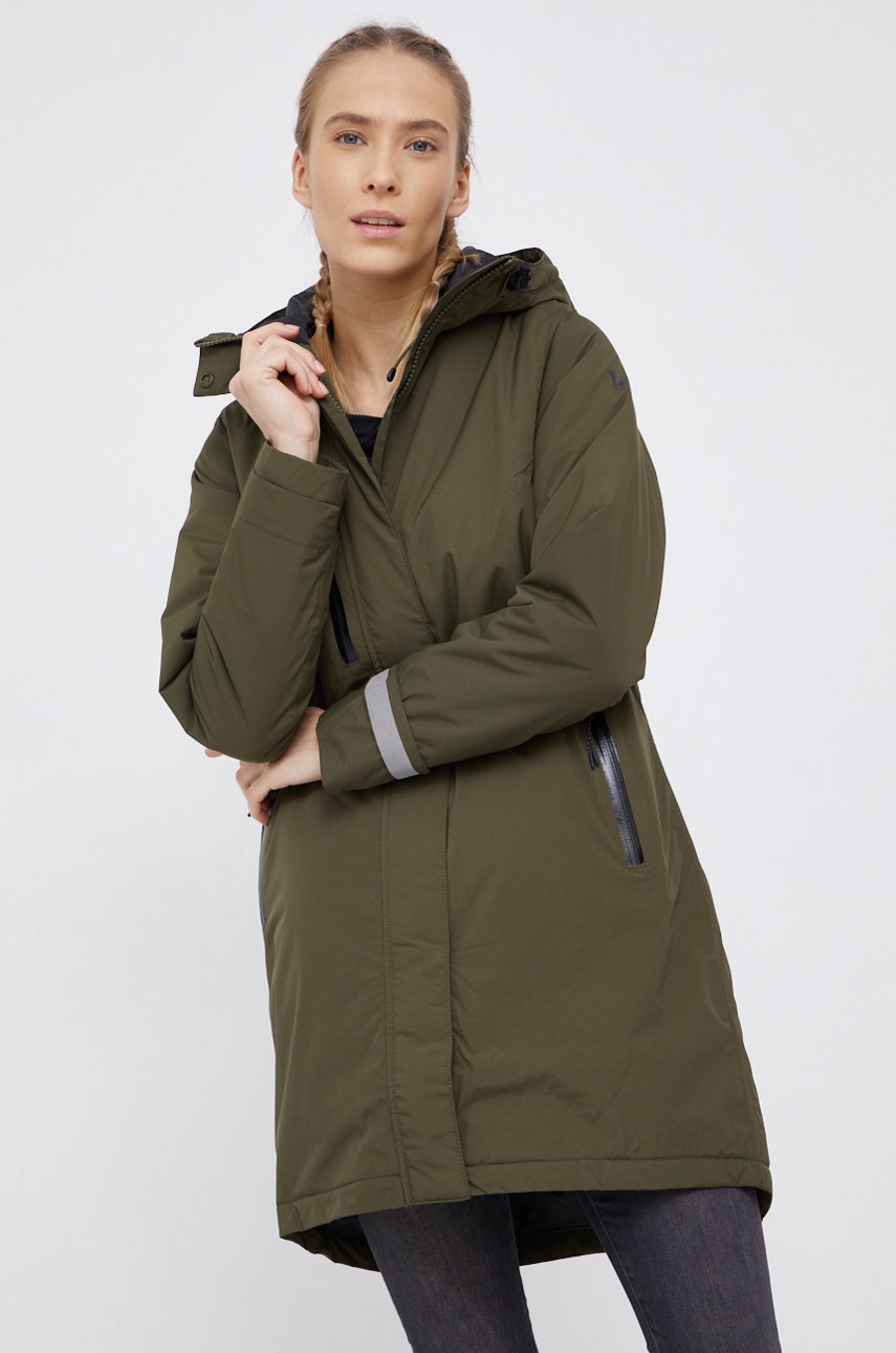 Helly Hansen Kurtka damska kolor zielony przejściowa
