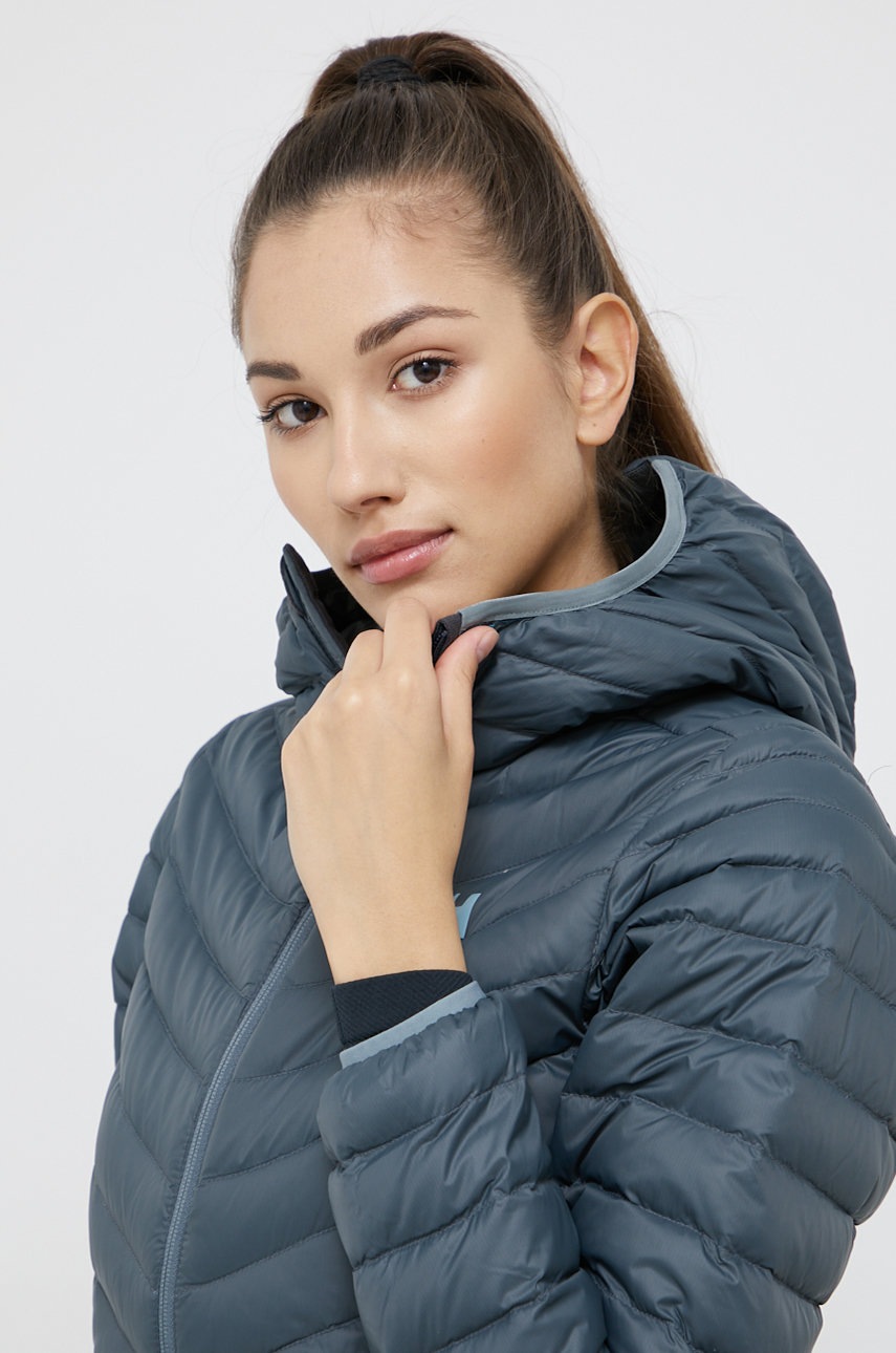 

Пухова куртка Helly Hansen жіноча колір сірий перехідна