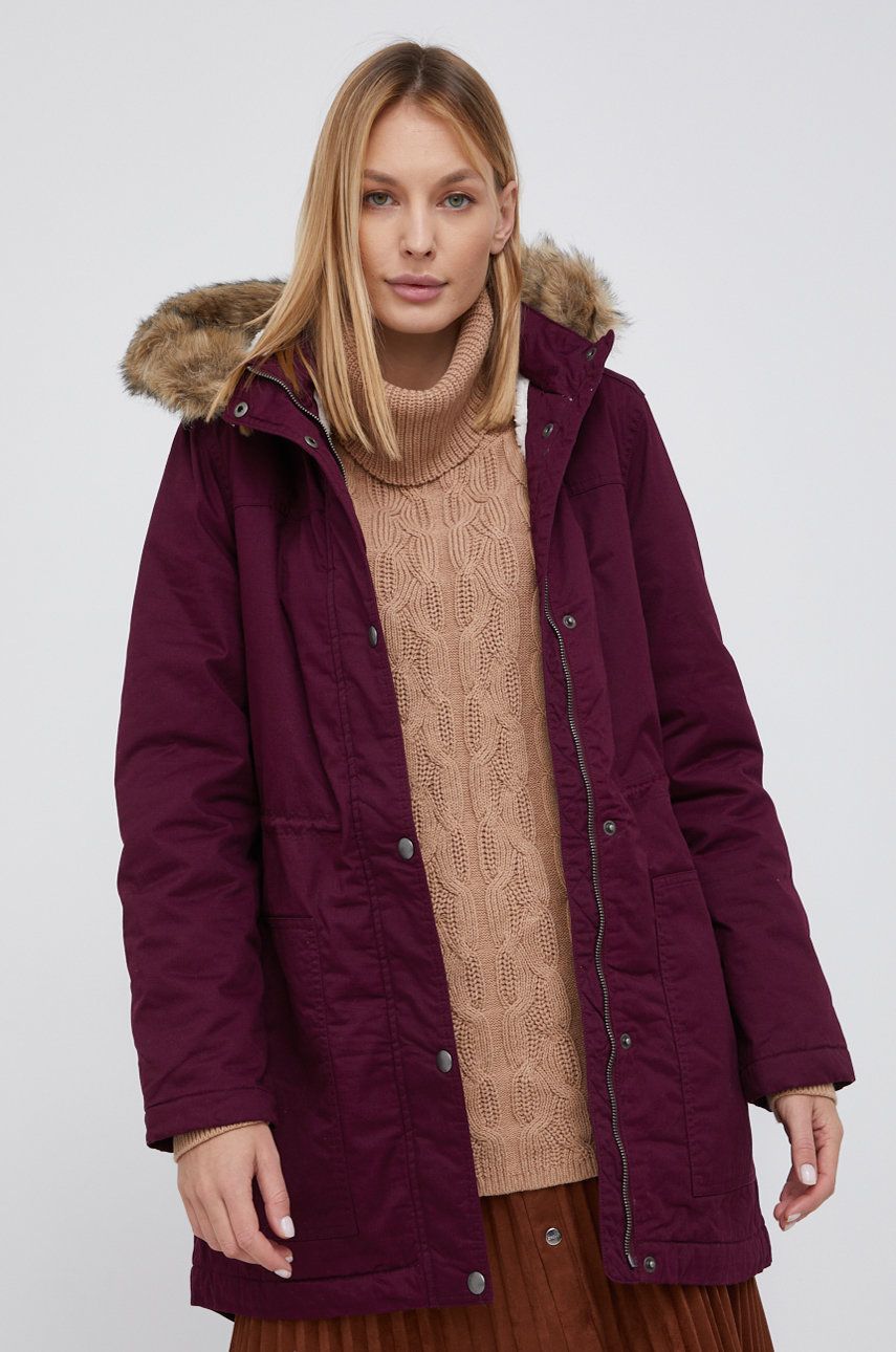 GAP Hanorac femei, culoarea violet, de tranzitie answear.ro imagine noua 2022