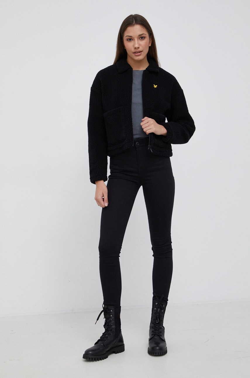 

Куртка Lyle & Scott цвет чёрный переходная