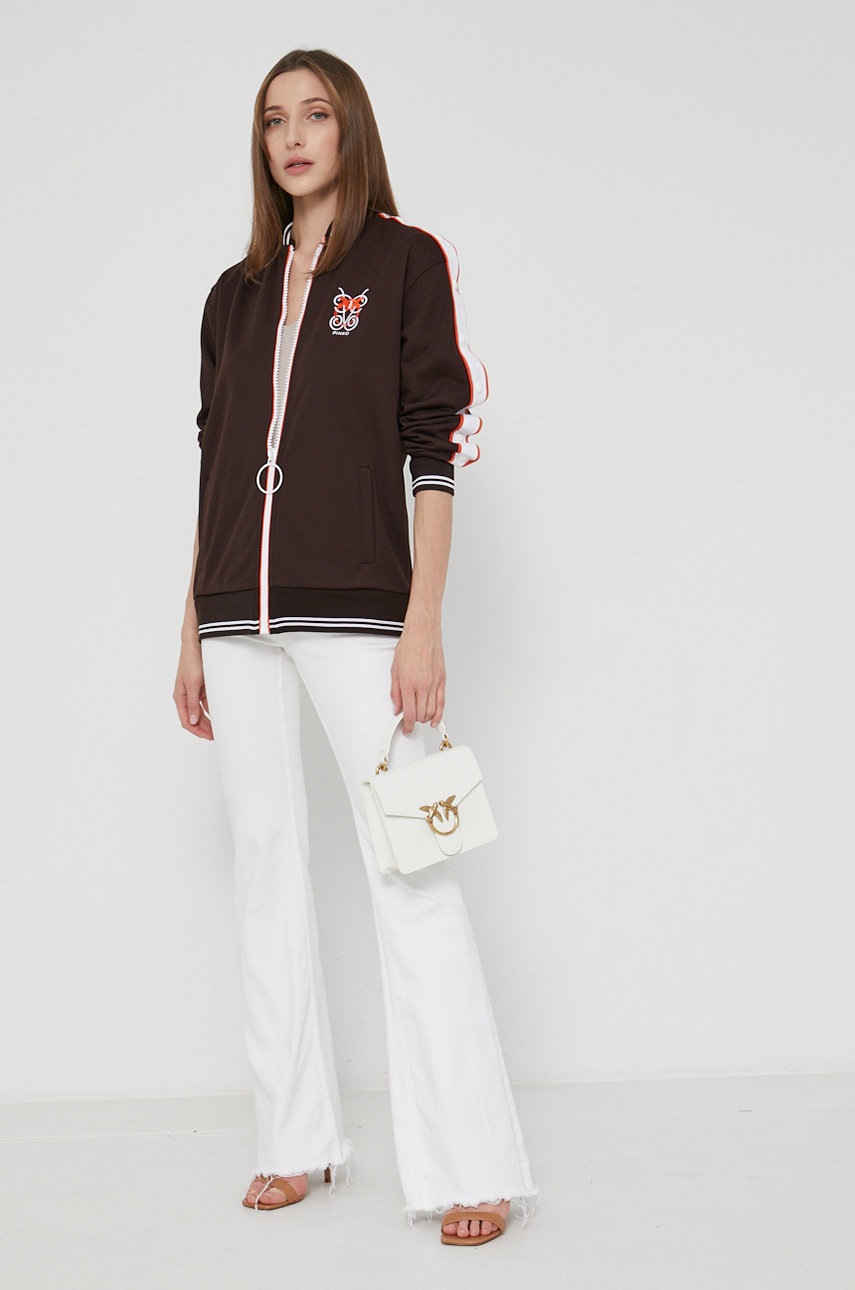 

Кофта Pinko женская цвет коричневый