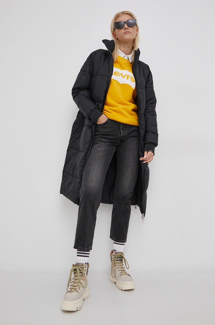 

Куртка Ellesse жіноча колір чорний зимова