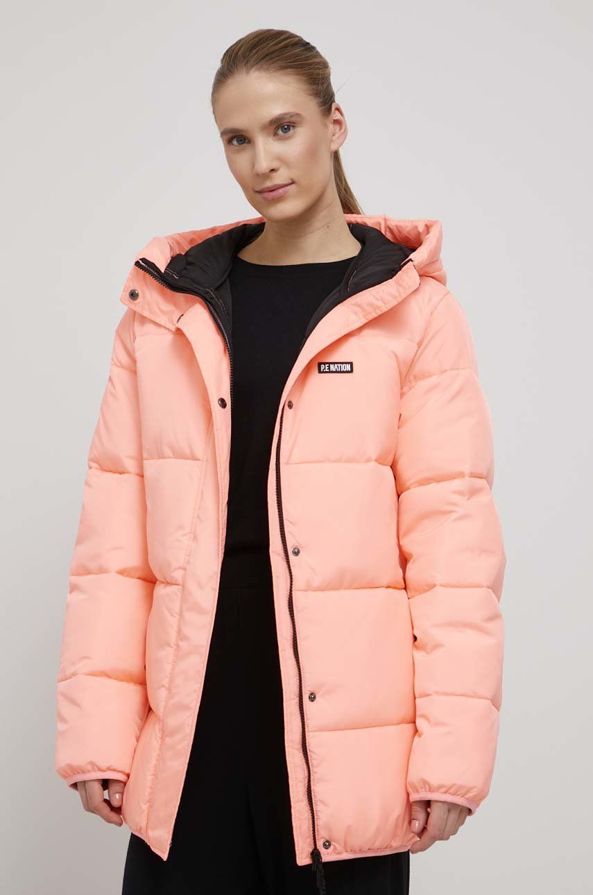 P.E Nation kurtka damska kolor różowy zimowa