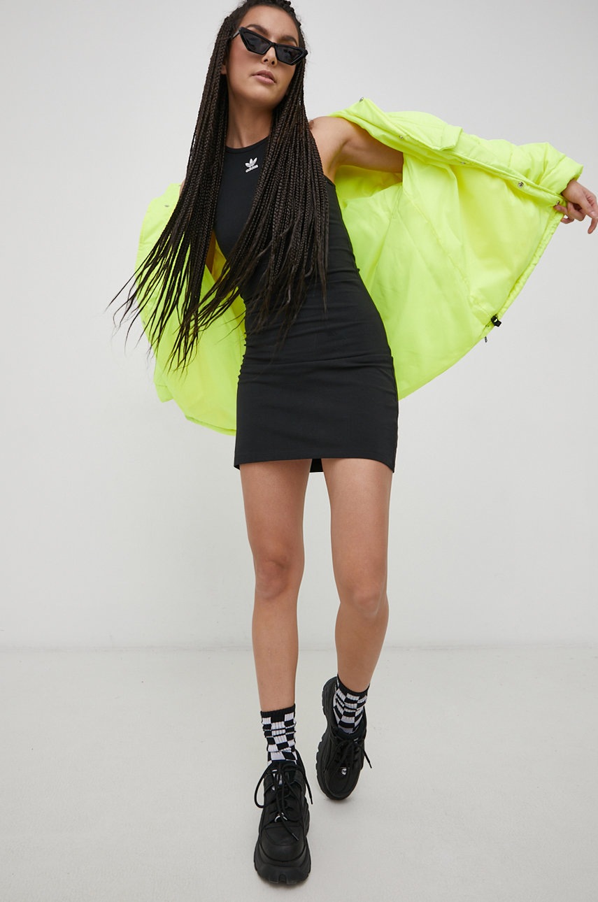 

Куртка Sixth June жіноча колір жовтий зимова oversize