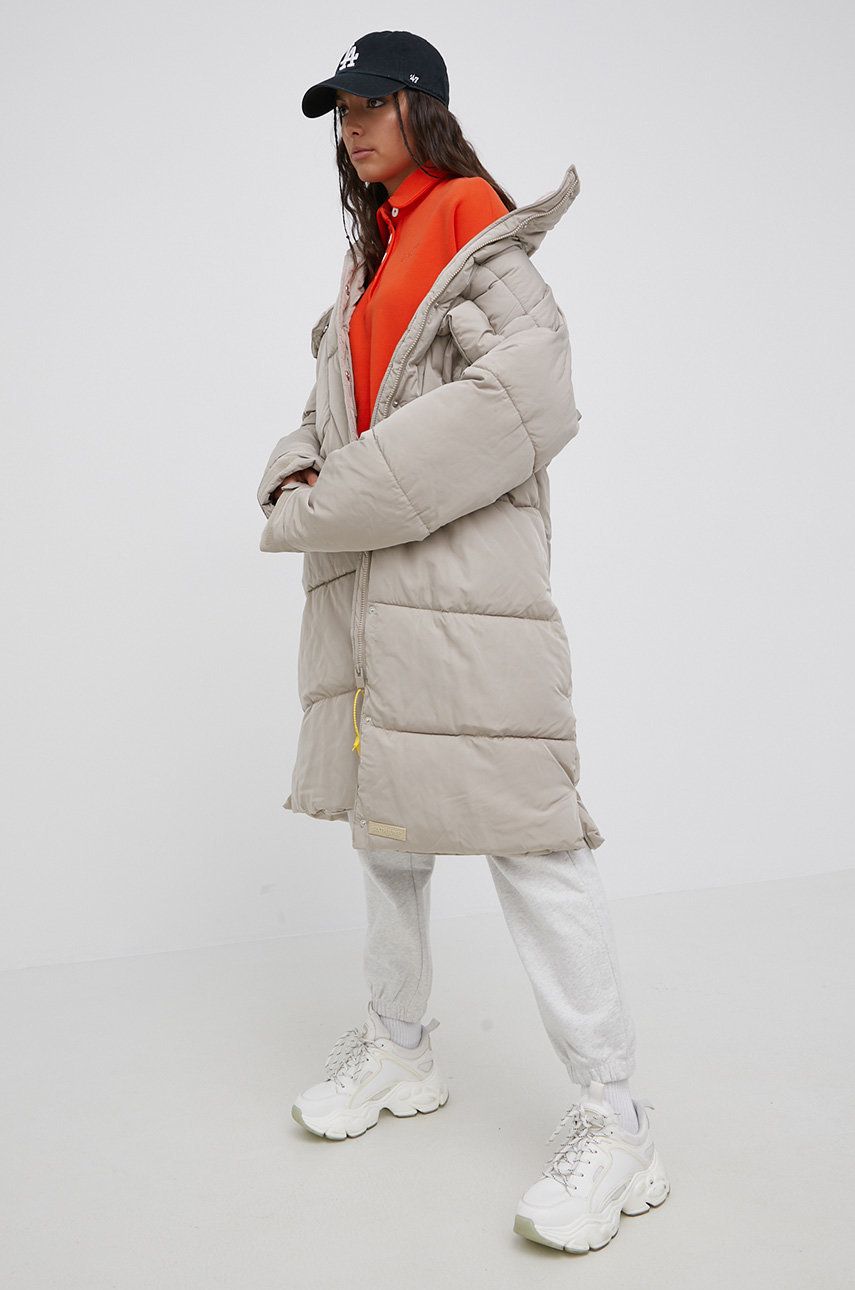 Sixth june rövid kabát női, bézs, téli