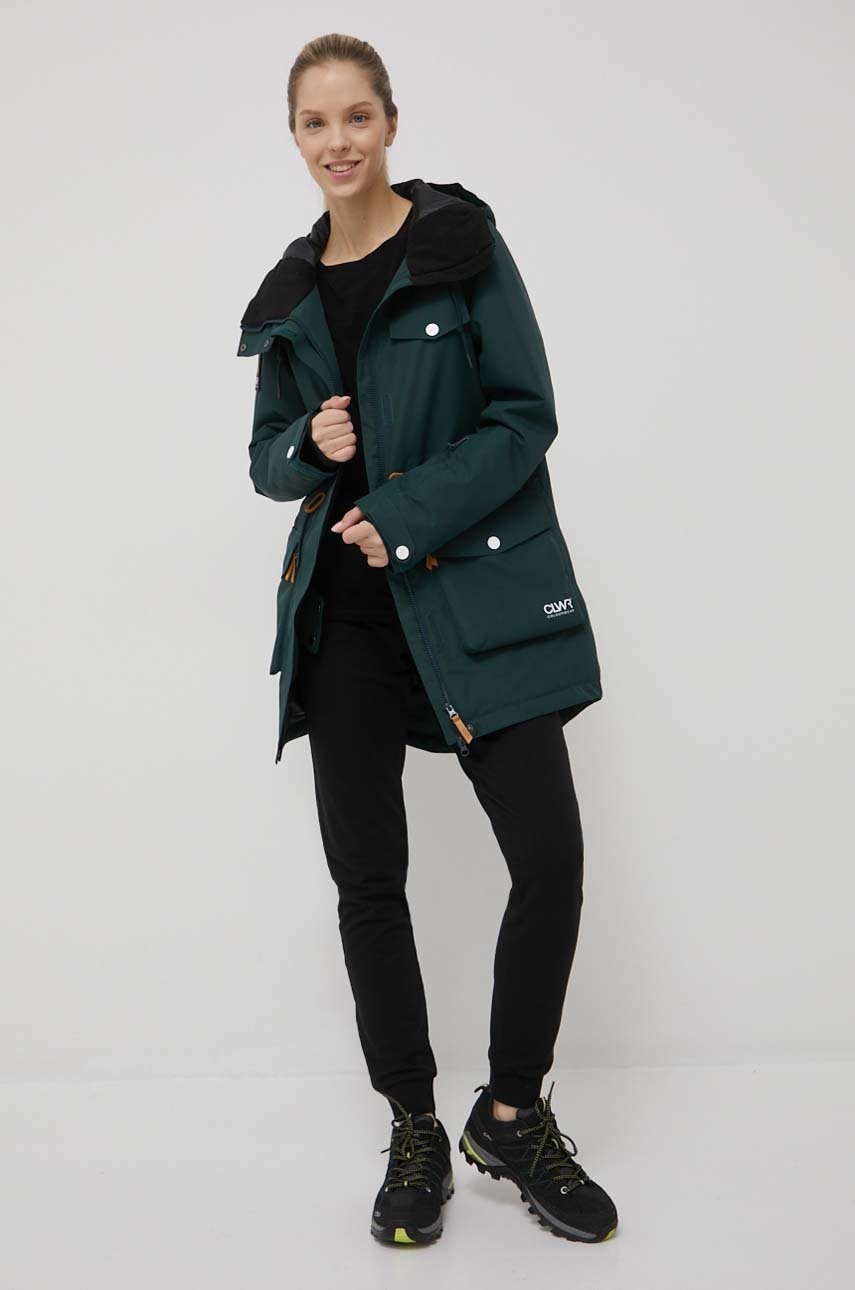 

Куртка Colourwear Track Parka женская цвет зелёный