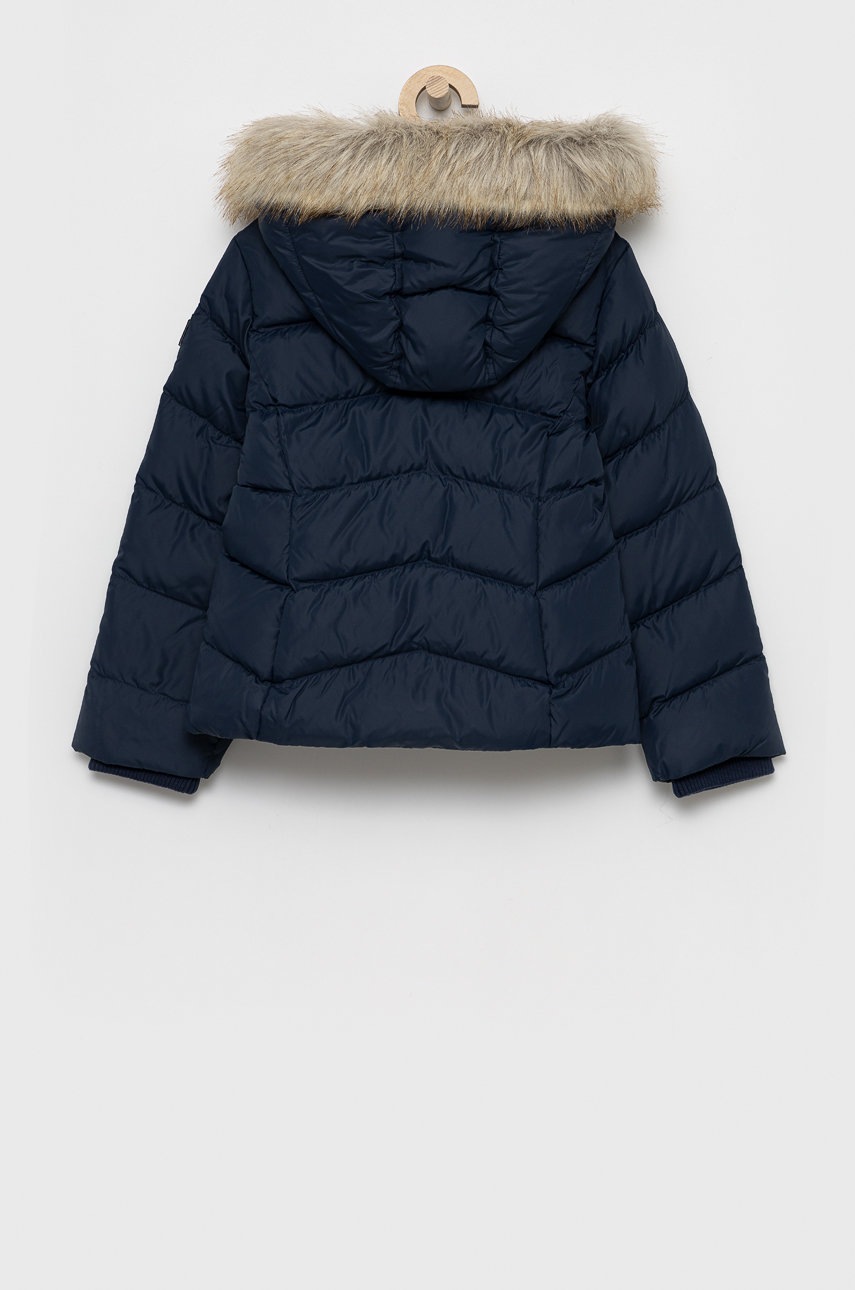 

Детская пуховая куртка Tommy Hilfiger цвет синий