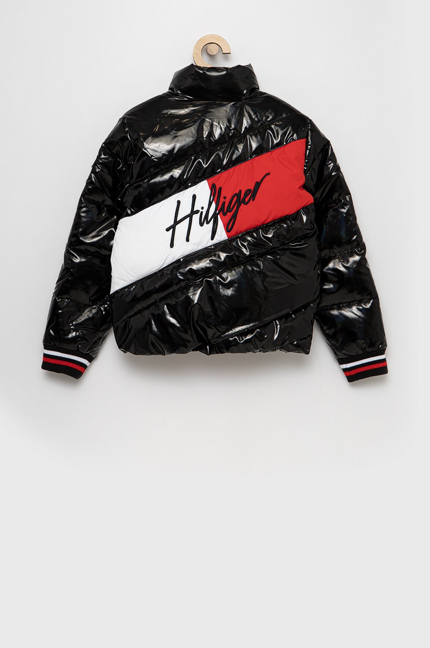 

Дитяча куртка Tommy Hilfiger колір чорний
