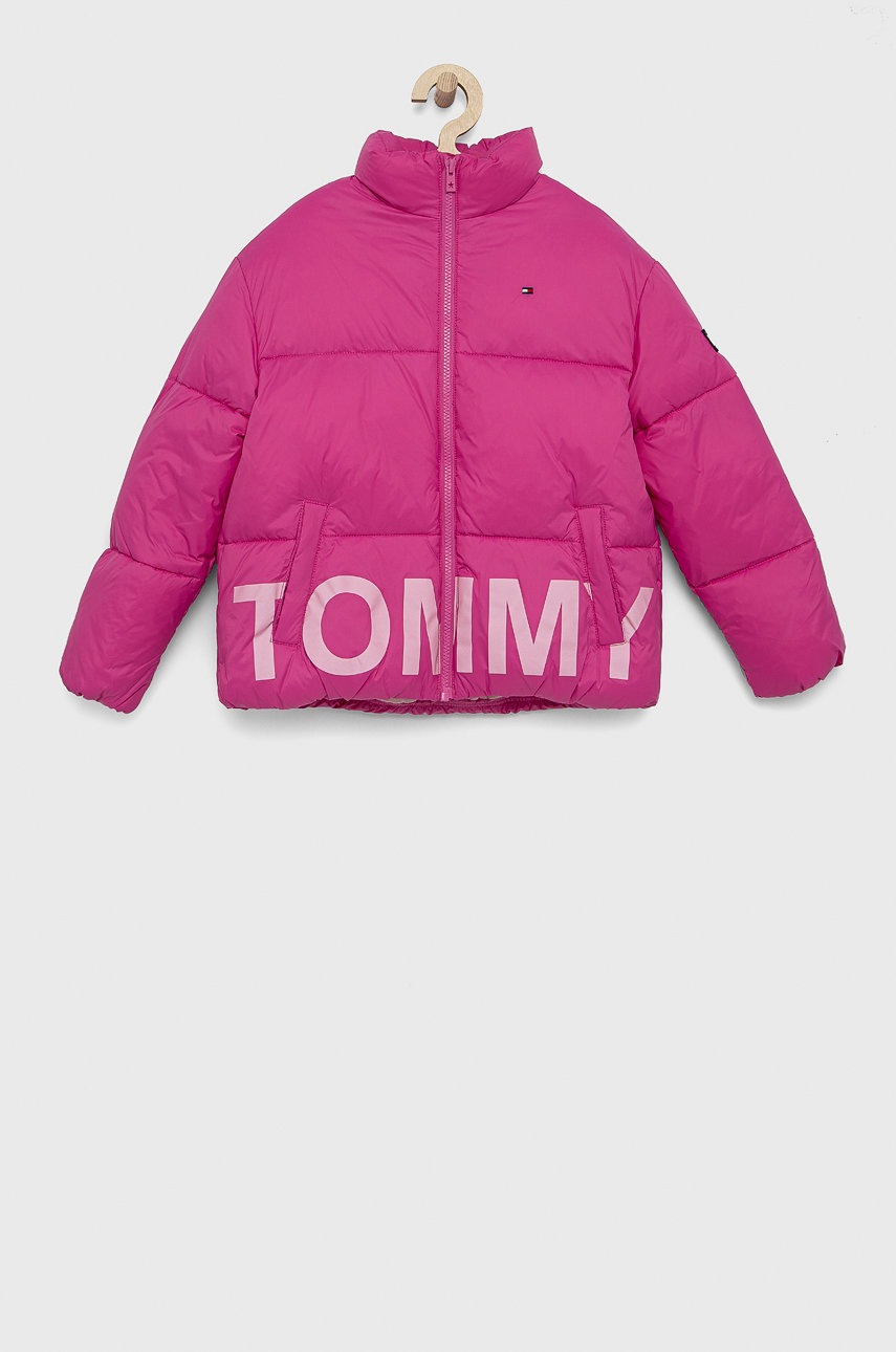 

Детско яке Tommy Hilfiger в розово, Розов