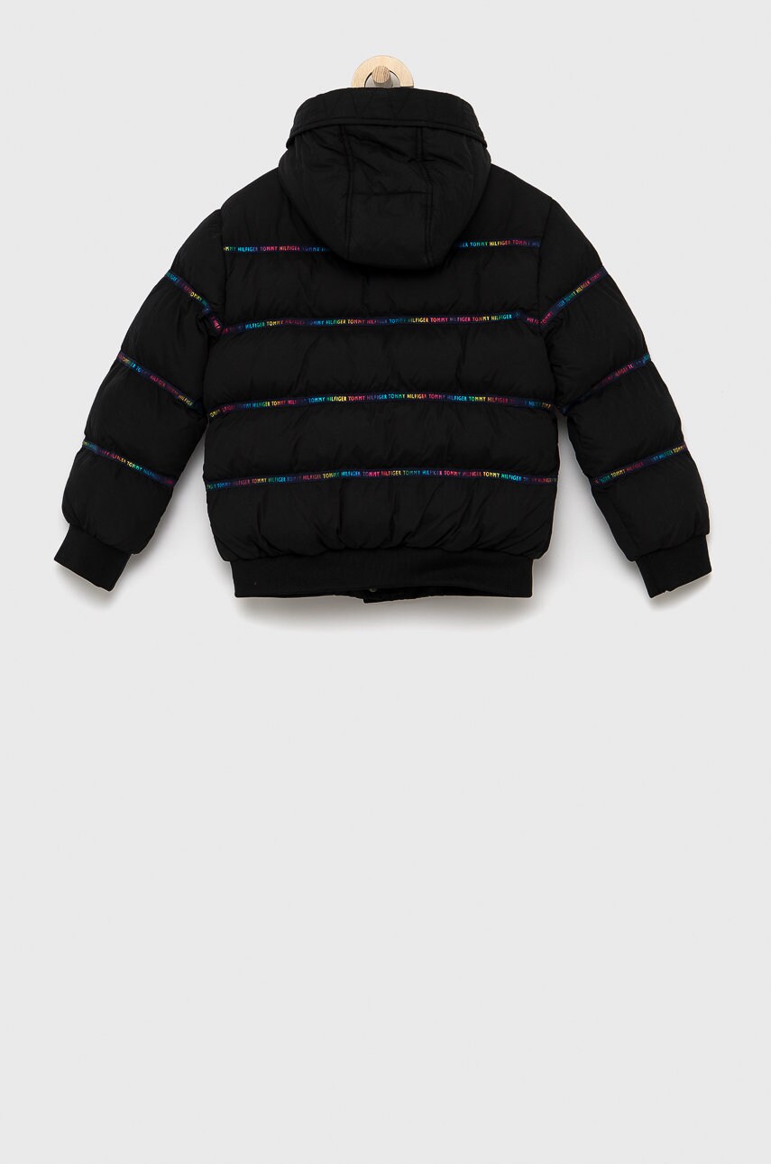 

Дитяча куртка Tommy Hilfiger колір чорний
