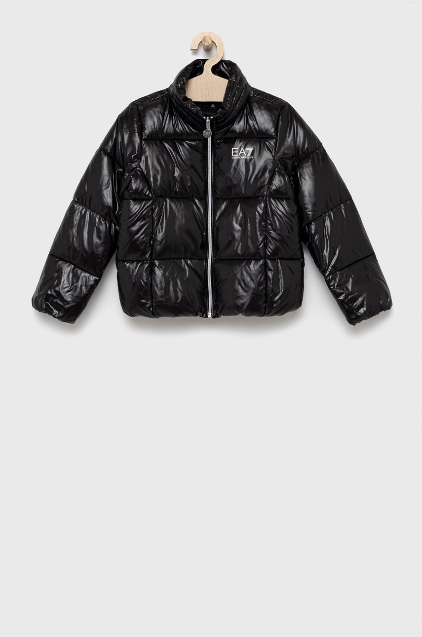 

Детско яке EA7 Emporio Armani в черно, Черен