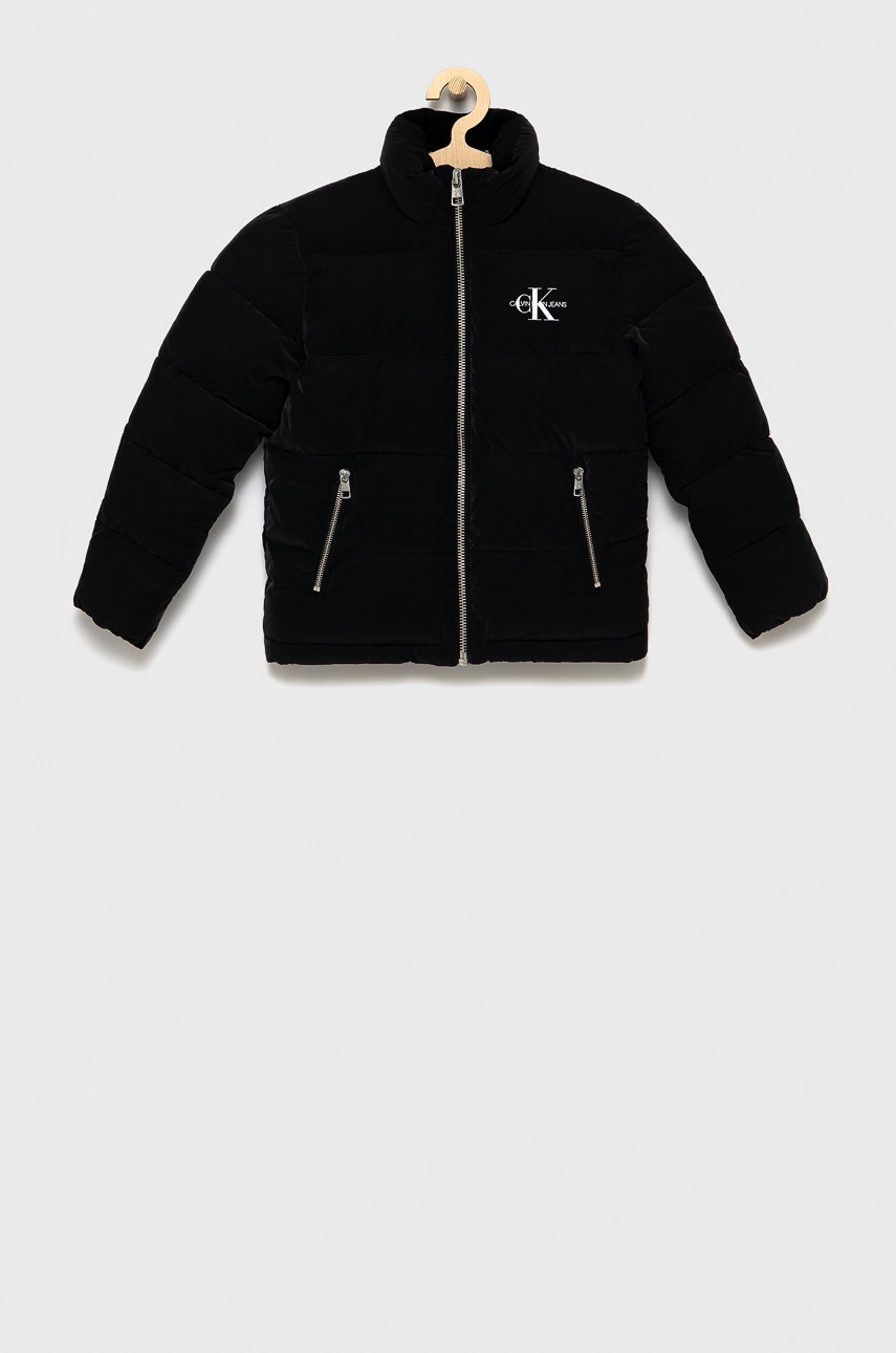 

Детско яке Calvin Klein Jeans в черно, Черен