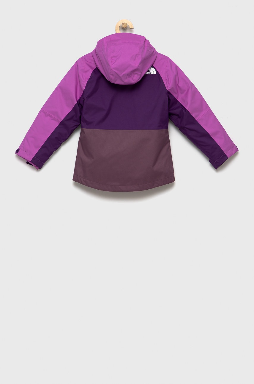 

Дитяча куртка The North Face колір фіолетовий
